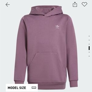 Adidas Kids Purple Hoodie
